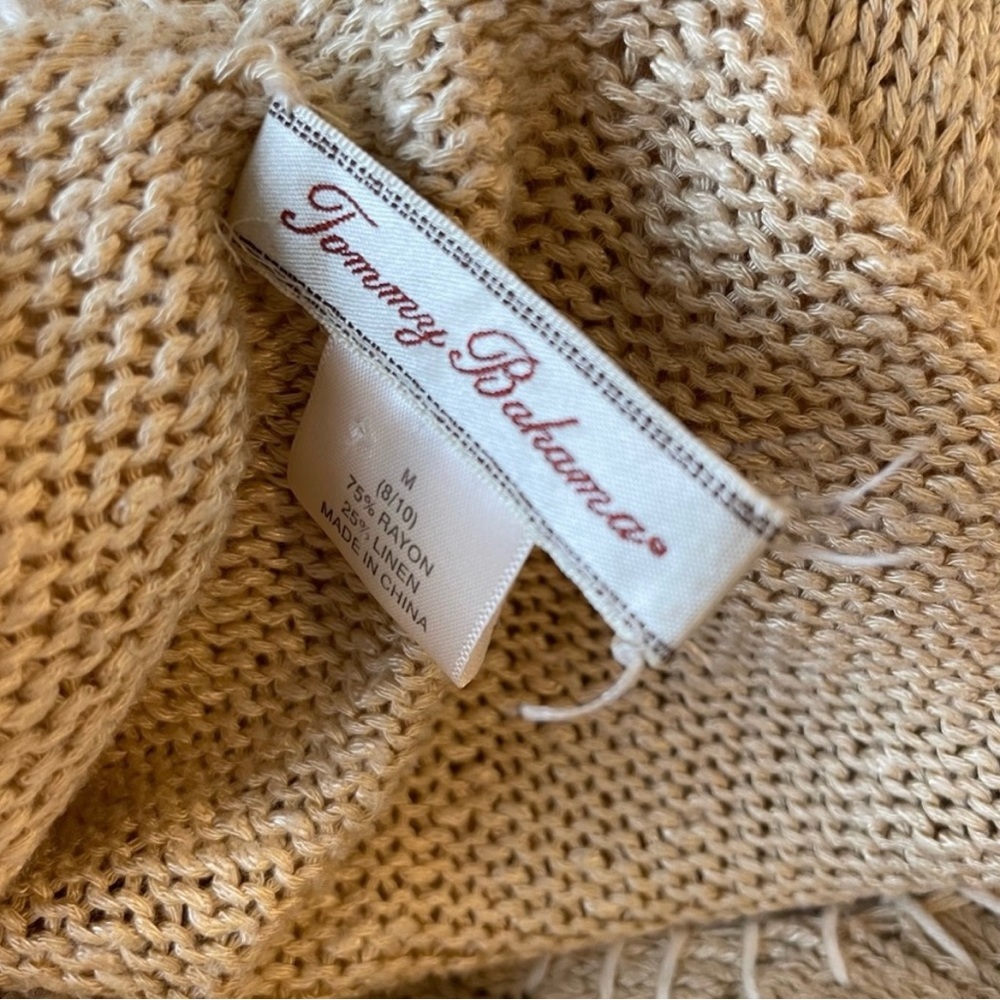 Tommy Bahama Cream Knitted Sweater| Size: M - Picture 6 of 6